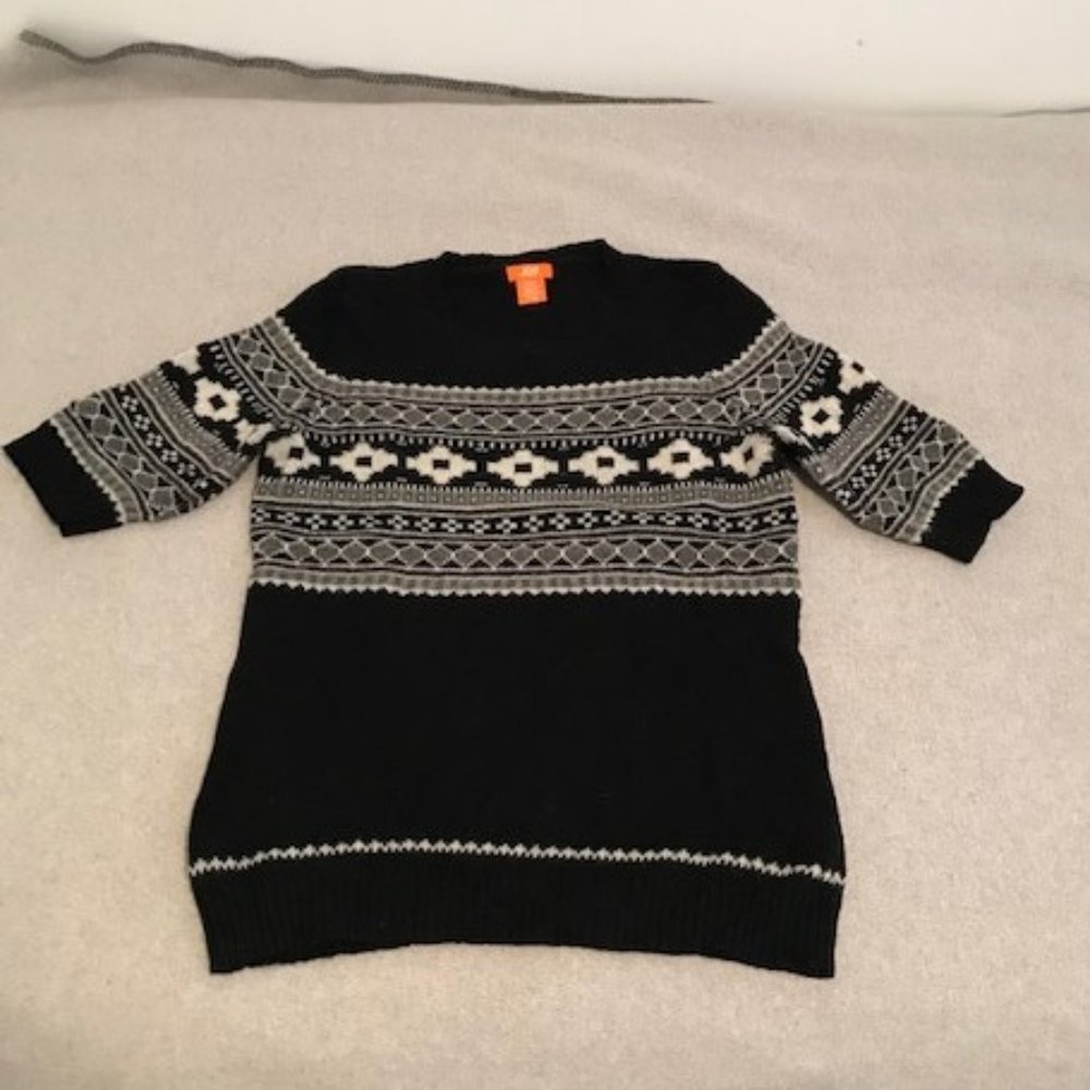 🔥Short Sleeve Wool Blend Pullover Sweater, size M